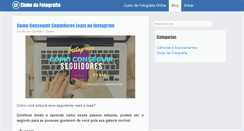 Desktop Screenshot of clubedafotografia.com